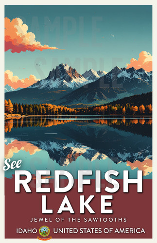 Redfish lake idaho travel - redfish,