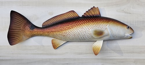 Redfish hand painted - redfish, 37"