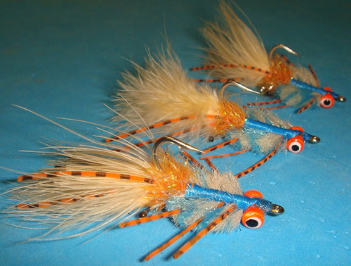 Fly fishing flies blue - flies, blue/tan